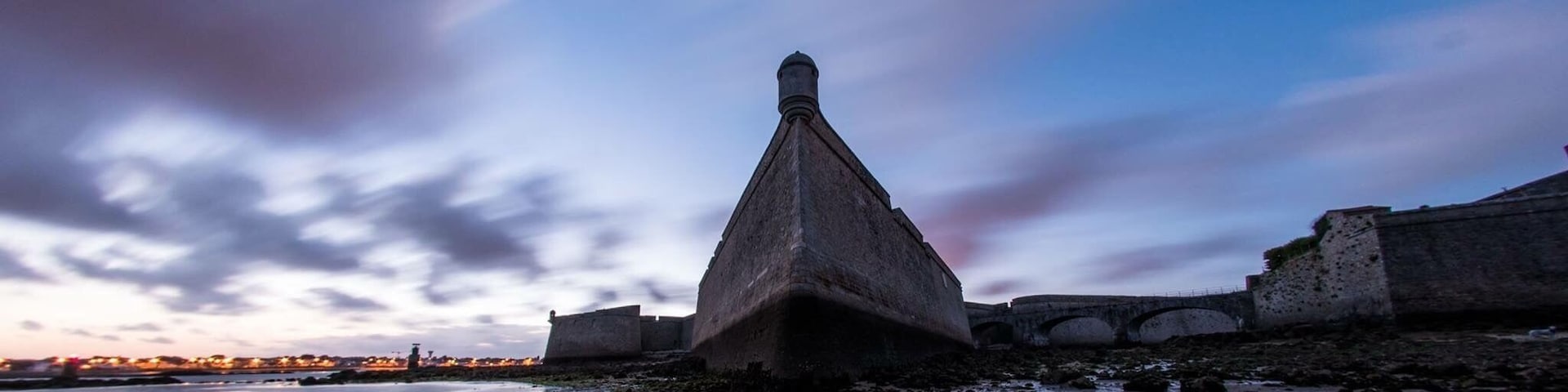 Citadel of Port Louis is like a ship waiting for the tide to go to sea !