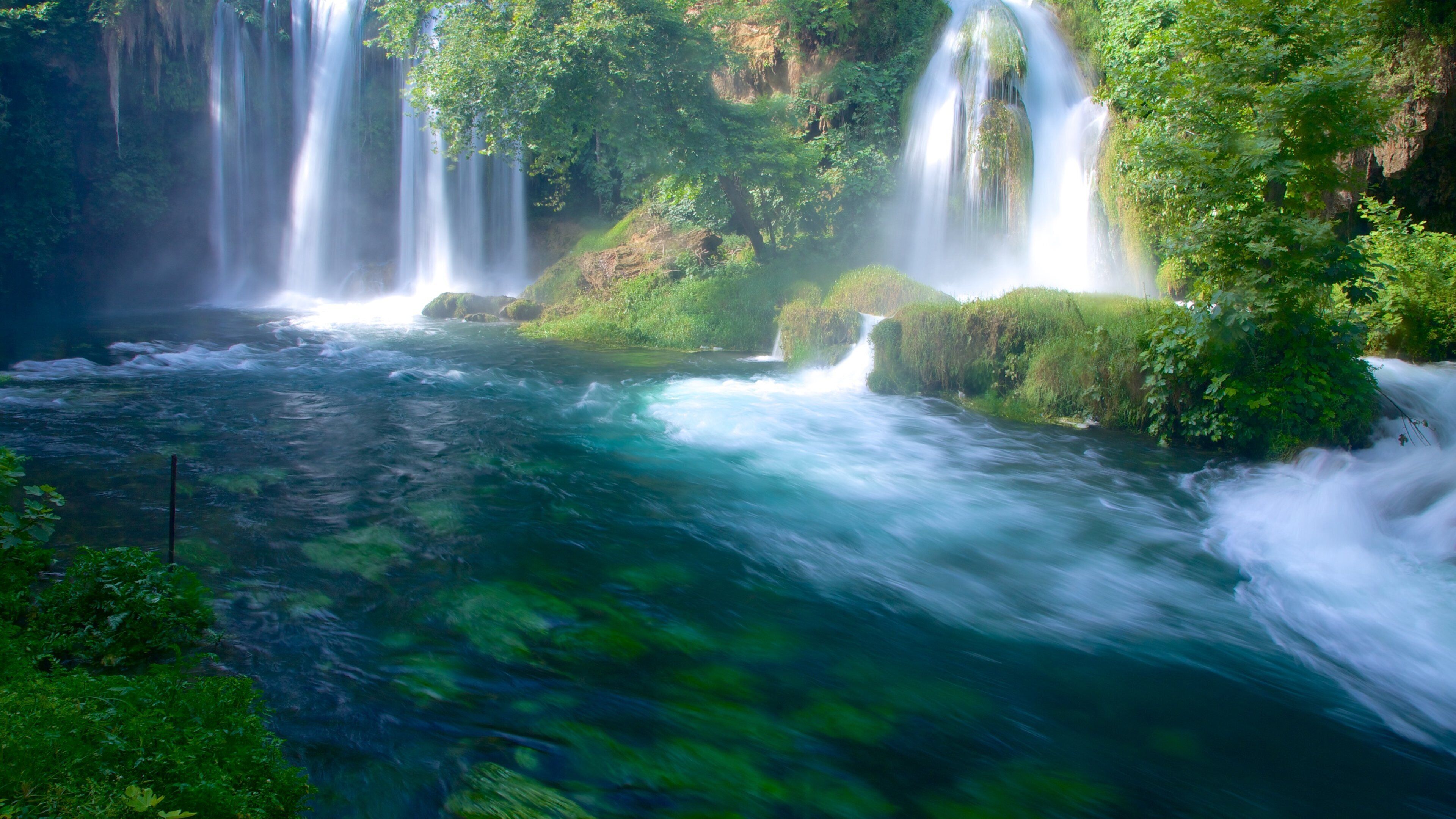 Antalya which includes a waterfall