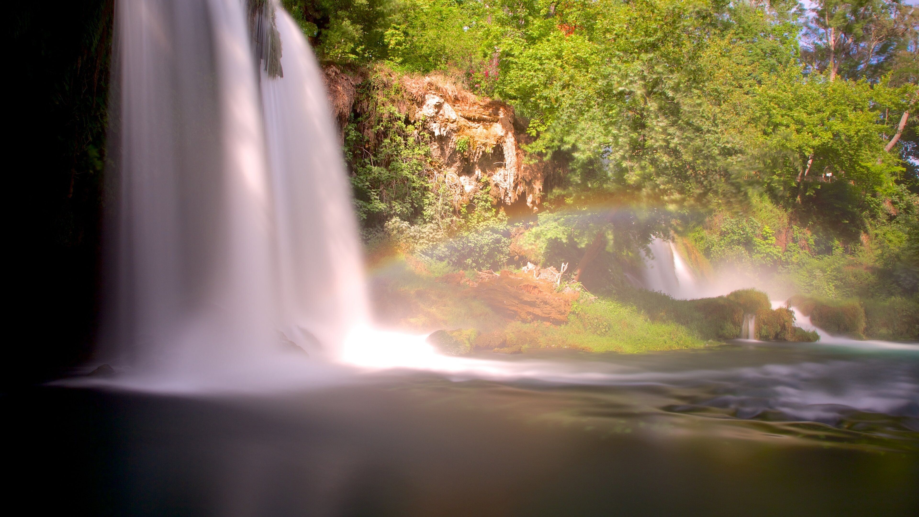 Antalya showing forests, landscape views and a waterfall