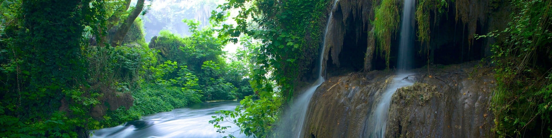 Antalya which includes rapids, landscape views and a cascade