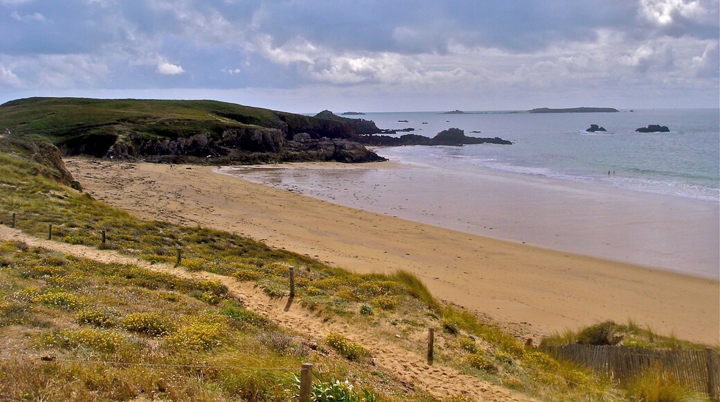 Salus beach in Isle of Houat, Morbihan, France