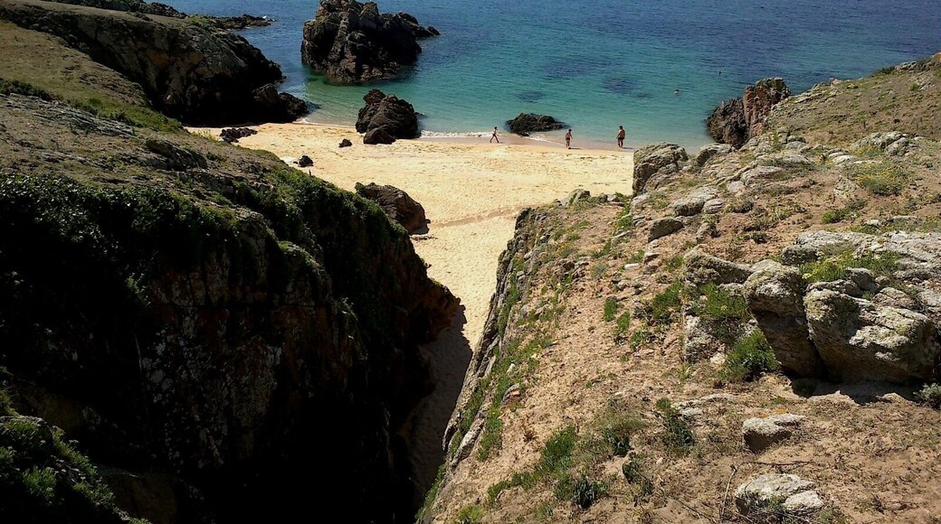 Morbihan Houat Cote Nord-Ouest Portz Chudell Plage