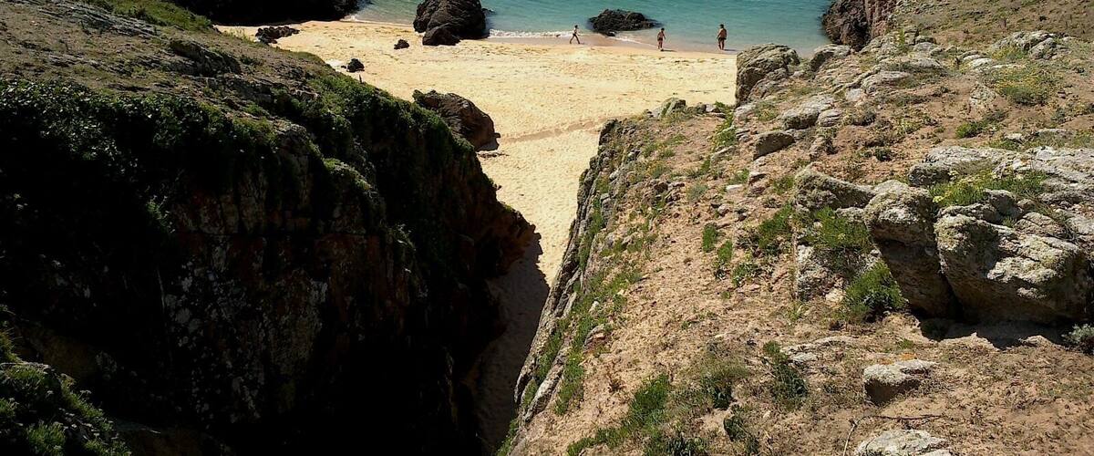 Morbihan Houat Cote Nord-Ouest Portz Chudell Plage