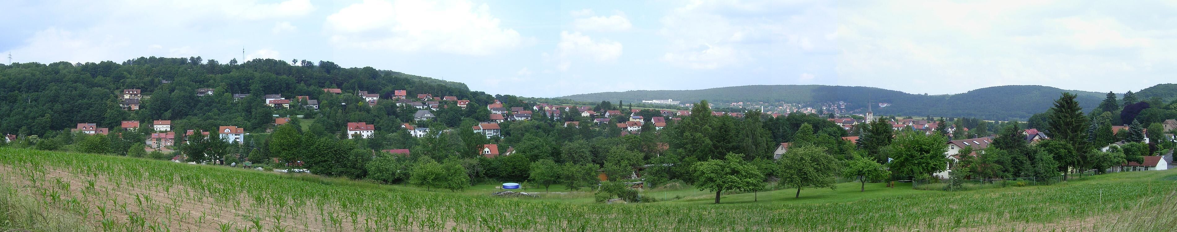 Bad Bocklet, Aschach, Panorama