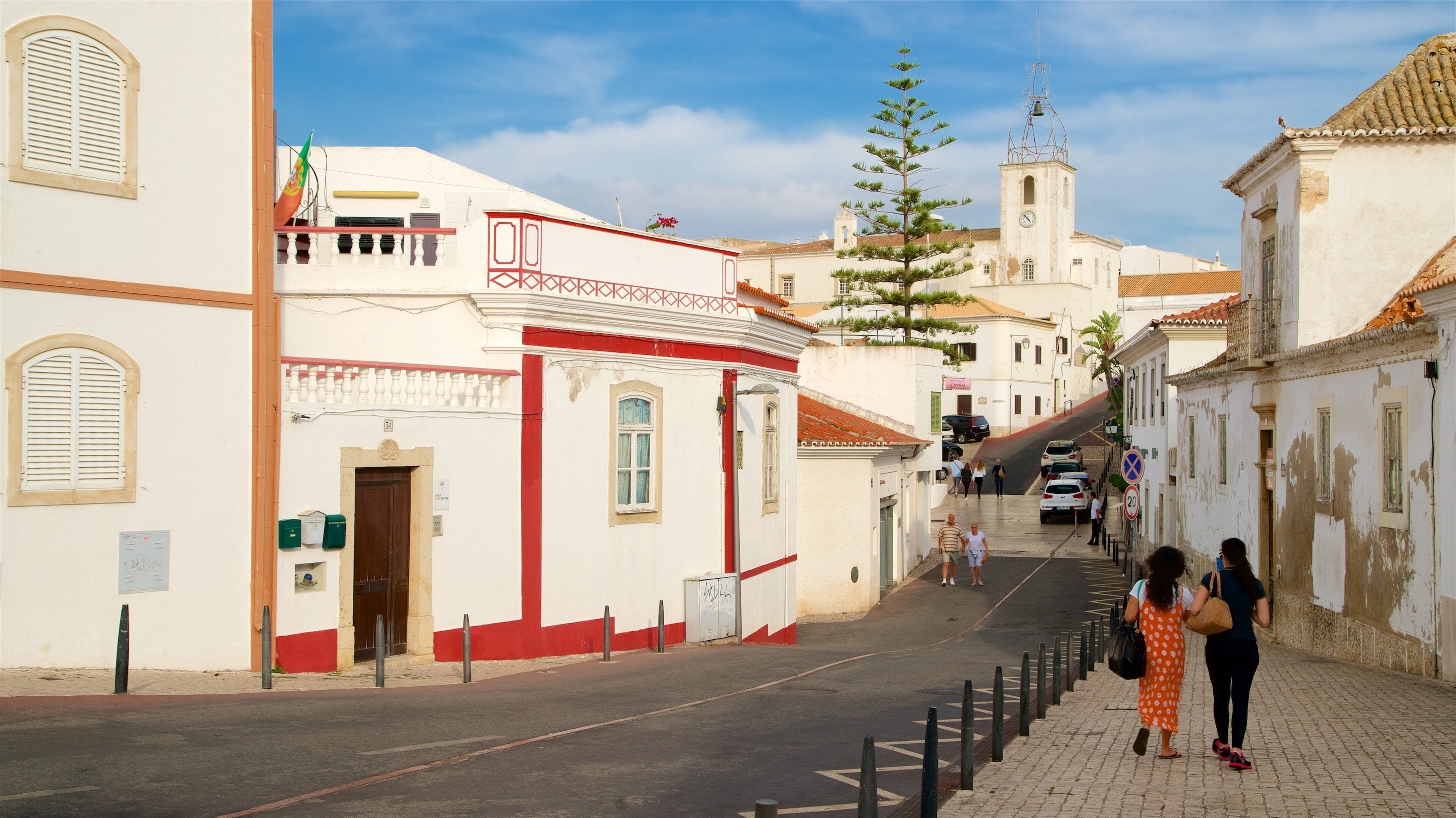 Plaza de la ciudad vieja de Albufeira