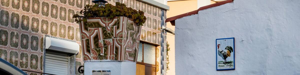 Typical architecture of Algarve region buildings