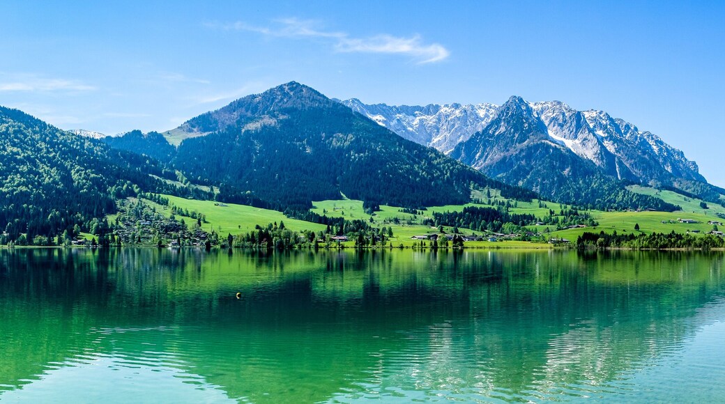 walchsee lake in austria