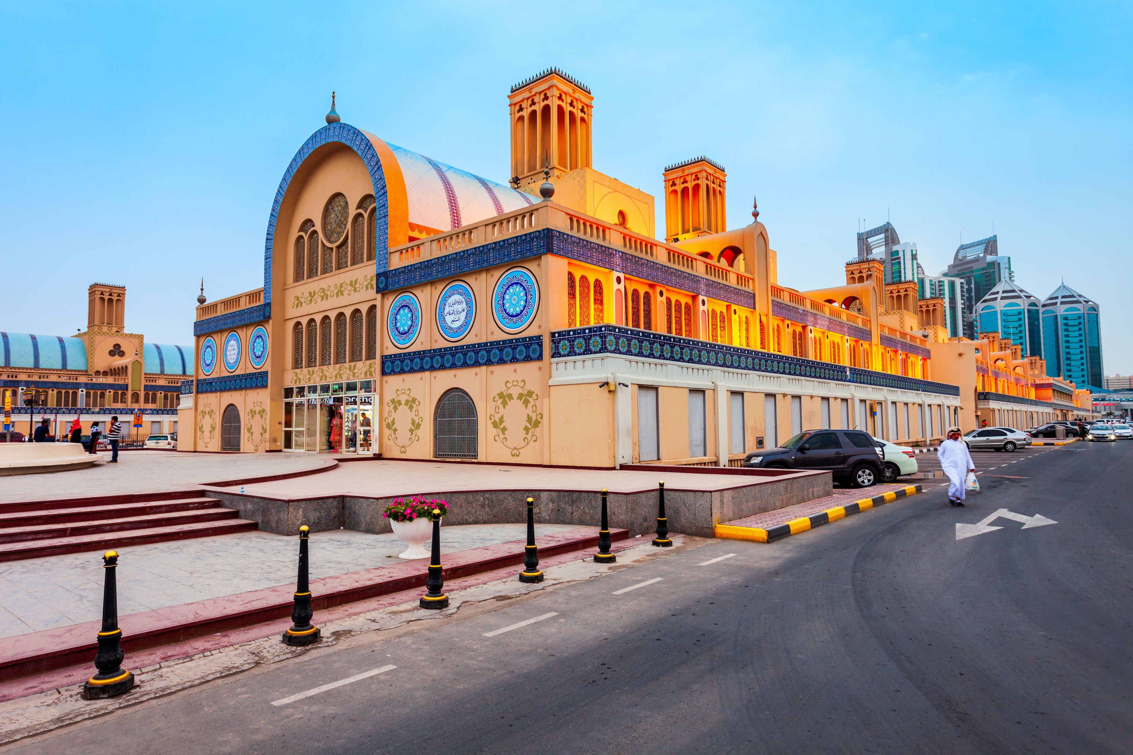 Blue Souk Central Market, Sharjah city in United Arab Emirates or UAE