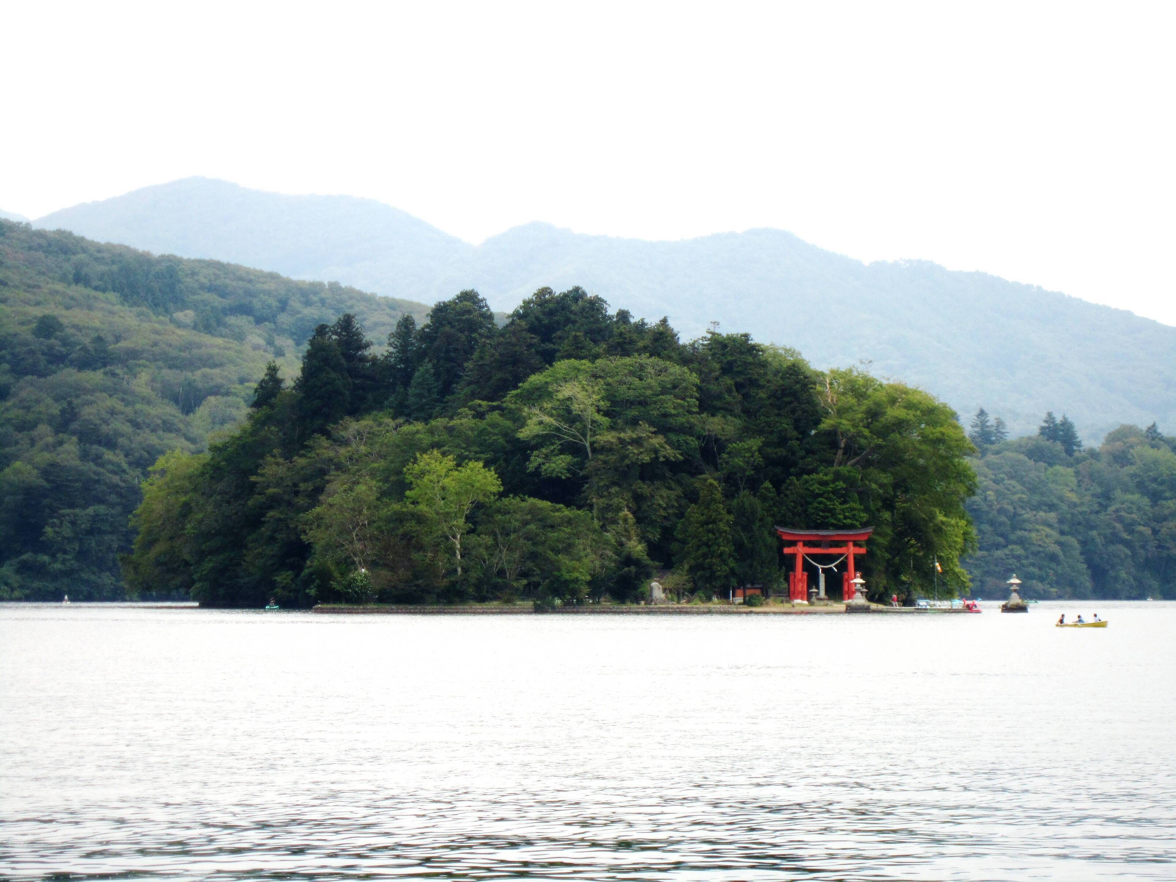 Lake Nojiri Biwa Island.