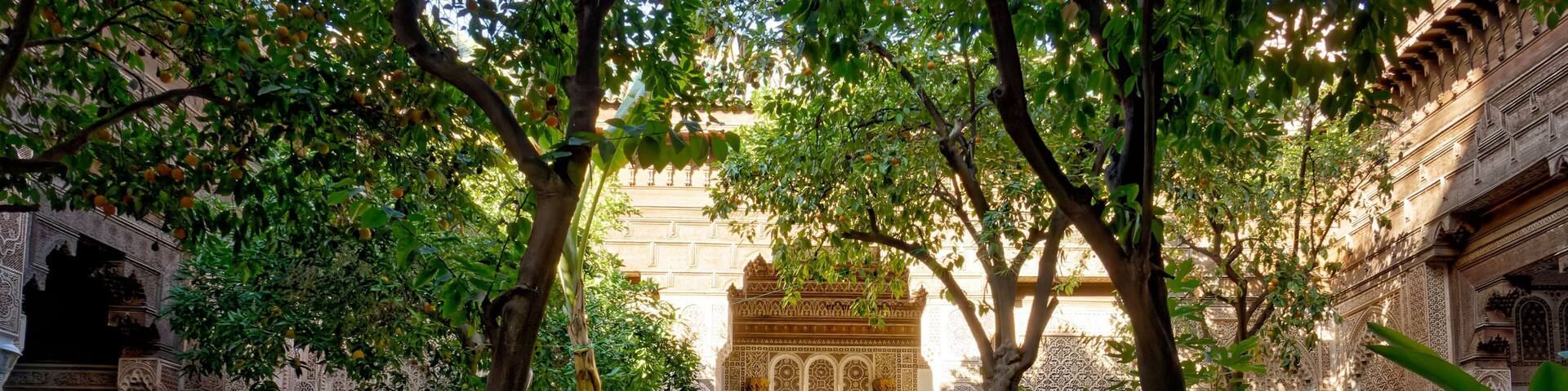 The Bahia palace, Marrakech, Morocco.