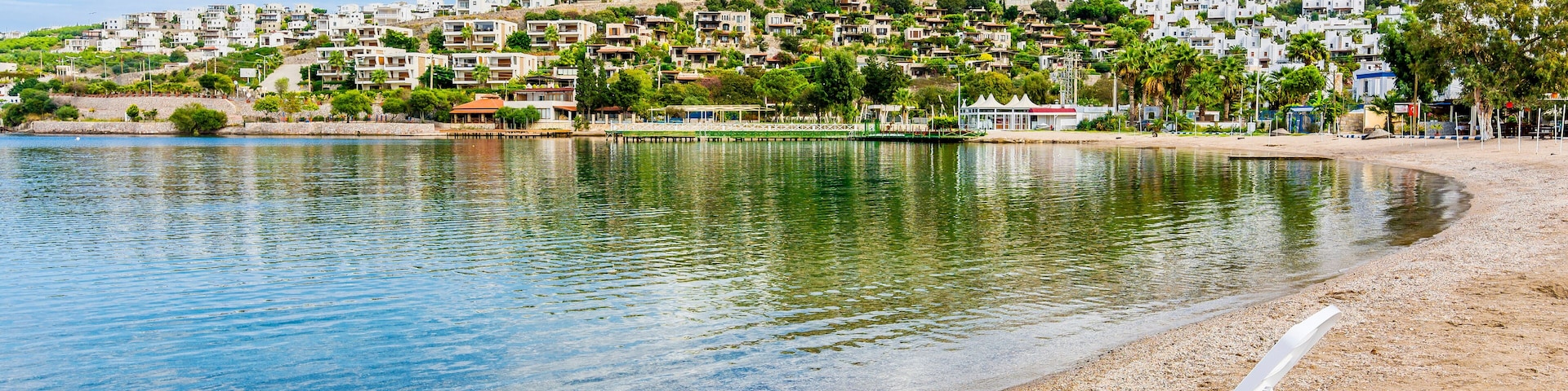 Gundogan Marine view in Bodrum. Bosrum is populer tourist destination in Turkey.