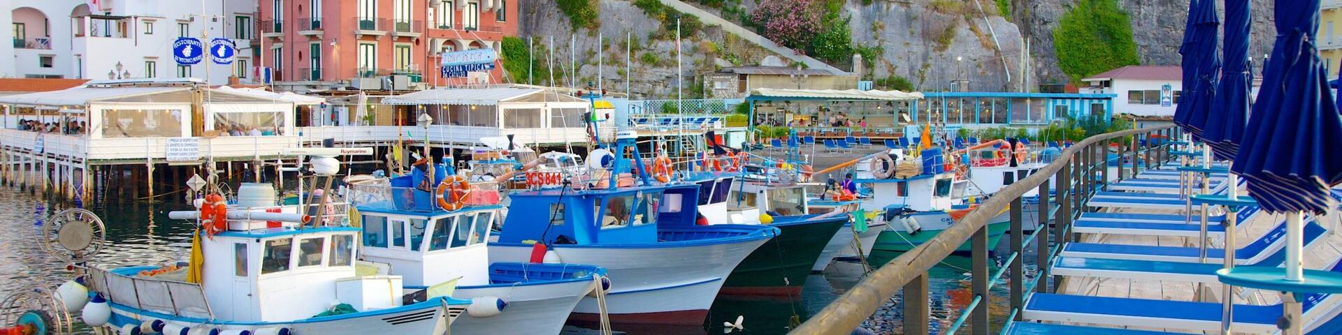 Marina Grande, Sorrente, Italie qui includes vues littorales, marina et navigation