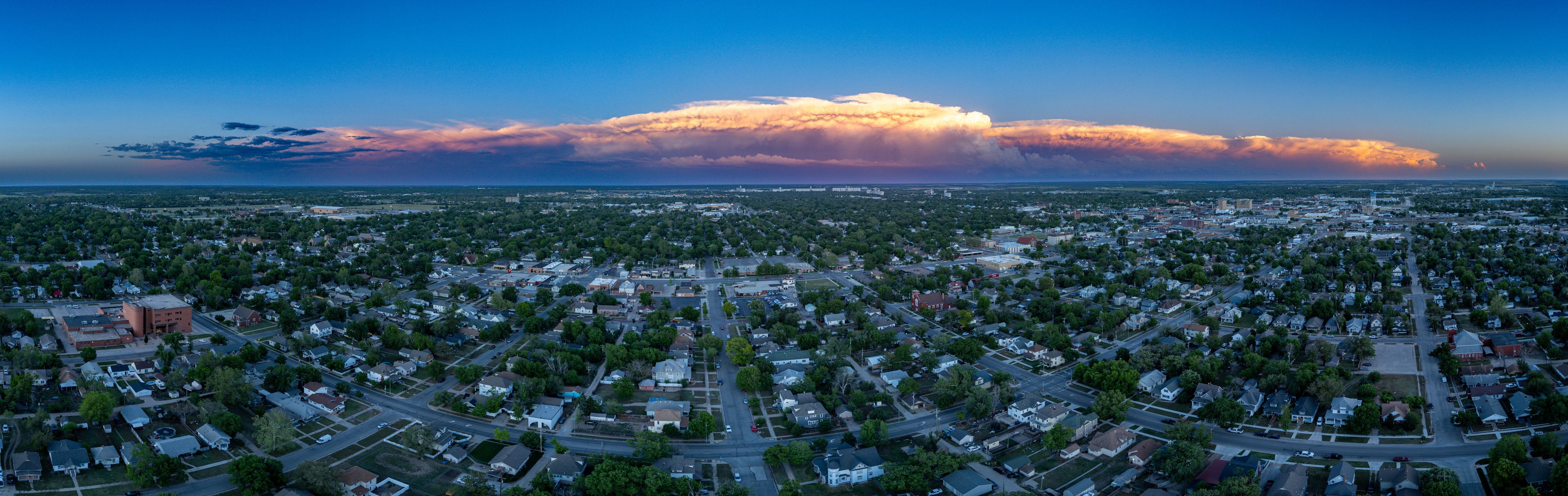 Severe Storm over Wichita Kansas