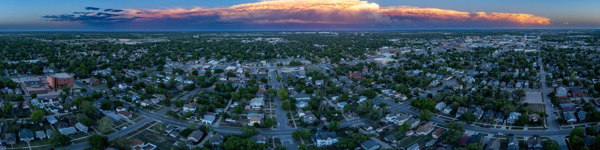 Severe Storm over Wichita Kansas