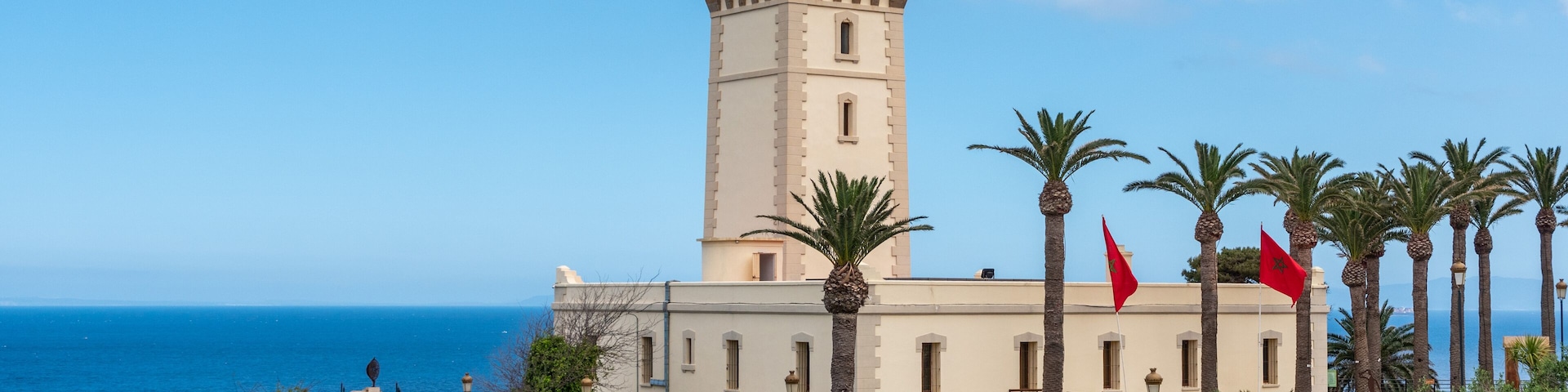 Scenic lighthouse at Cap Spartel near Tangier
