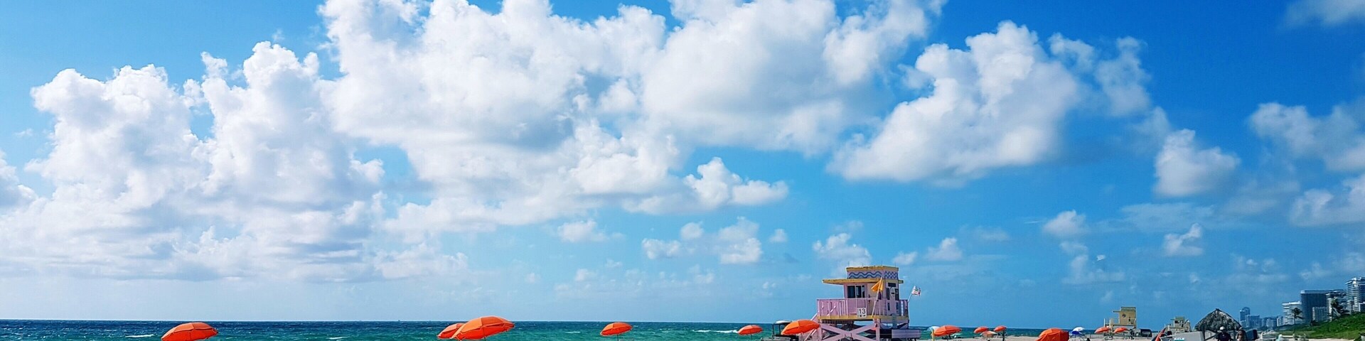 Haulover Beach Park always delivers stunning views. Go around sunrise and catch the joggers along the two-mile spread beach. Rent an umbrella by one of the local vendors to protect yourself form the white-hot sun. #BVSBlue