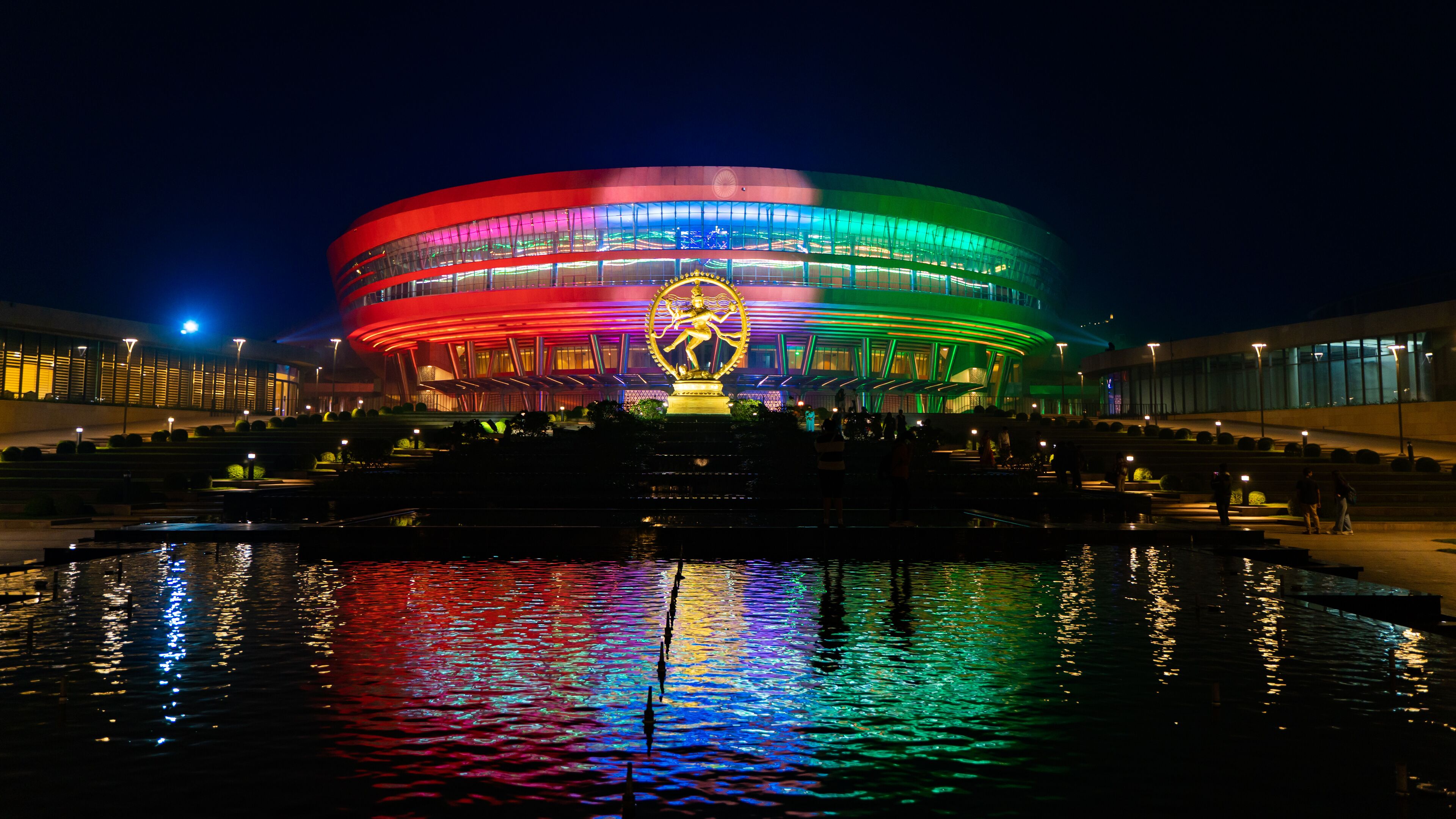 Bharat Mandapam is an International Exhibition-cum-Convention Centre located in New Delhi, India