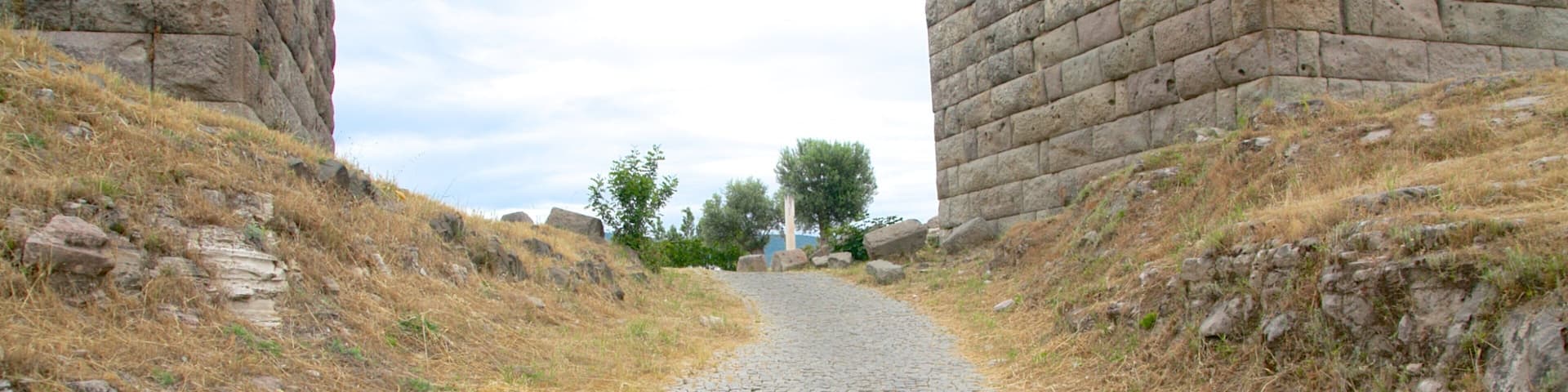 Myndos Gate which includes building ruins