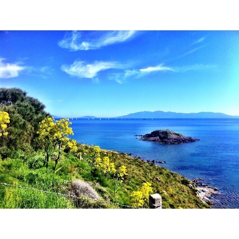 Gökova Bay view from Akyarlar Karaincir beach