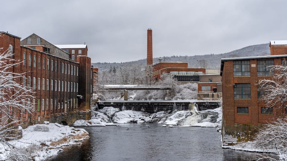 A view of Ware in the Winter.