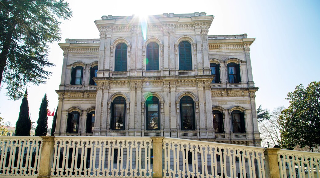 View of mabeyn pavillion building in the yildiz sarayi (star palace) in istanbul