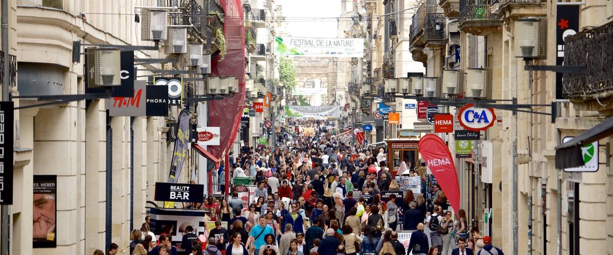 Rue Sainte-Catherine which includes street scenes and a city