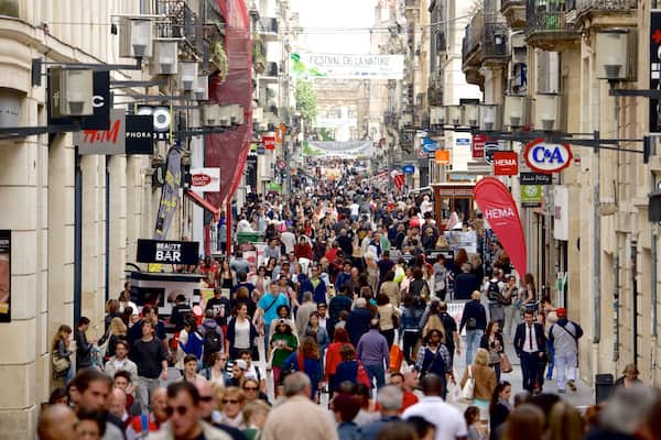 Rue Sainte-Catherine which includes street scenes and a city