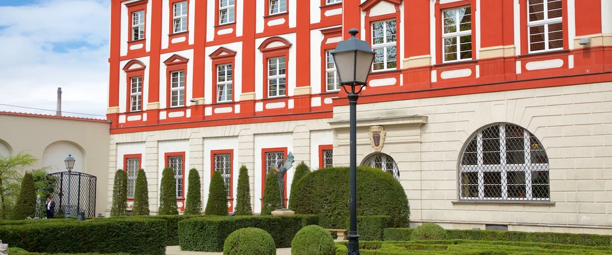 Ossolineum which includes a garden