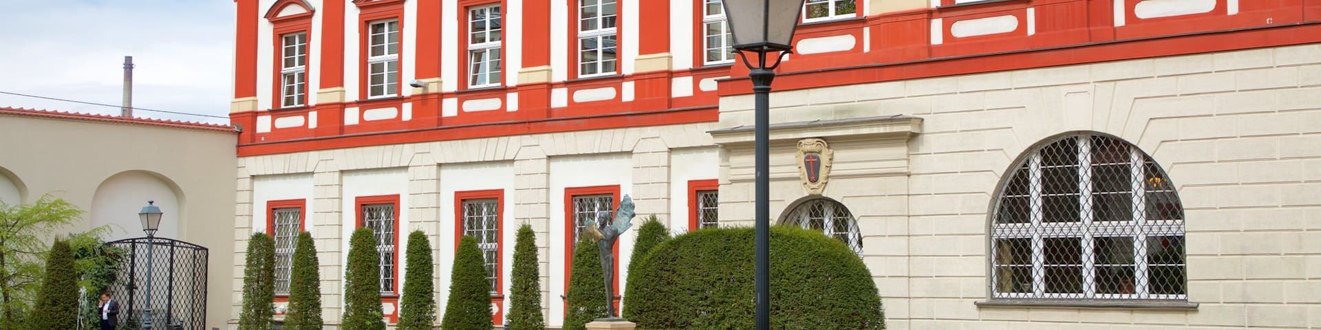 Ossolineum which includes a garden