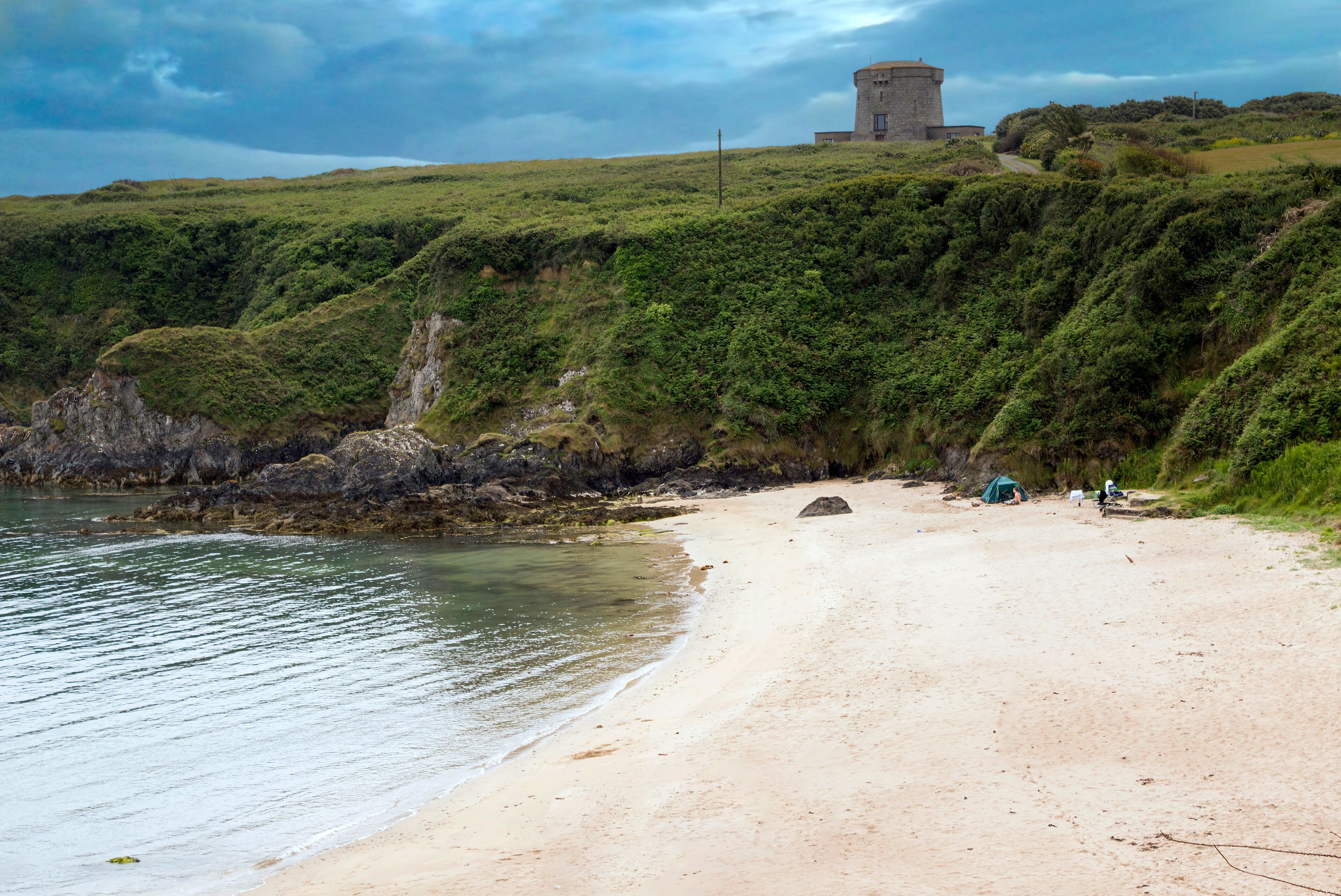 Dark clouds over Baginbun Bay