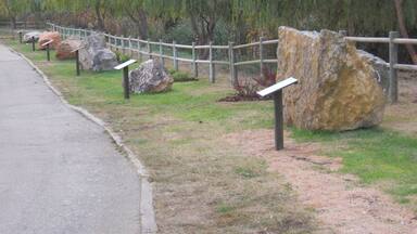 Rocks Garden «Juan Paricio, Geologist», Alcorisa, Teruel, Spain. View of rocks 8-12