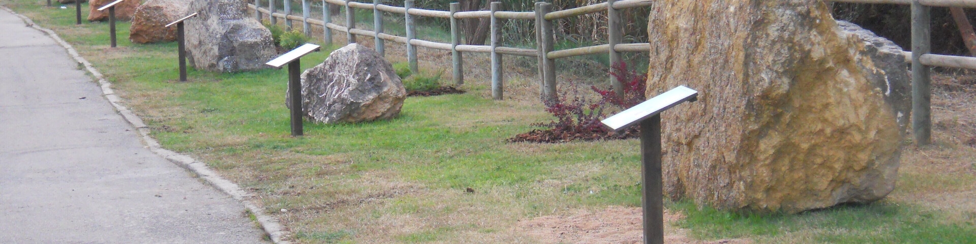Rocks Garden «Juan Paricio, Geologist», Alcorisa, Teruel, Spain. View of rocks 8-12
