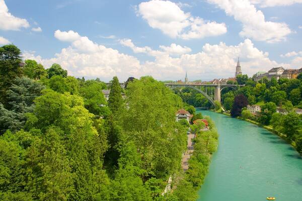 Botanical Garden showing a river or creek