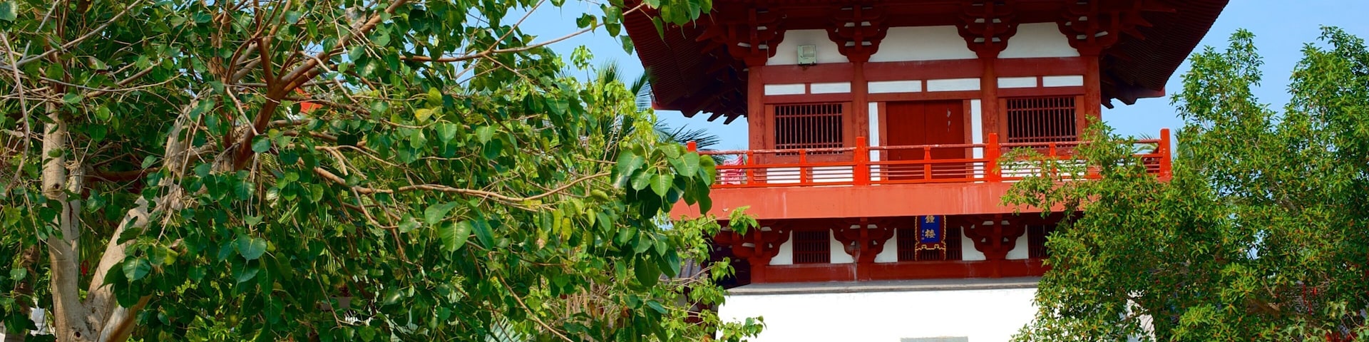 Nanshan Temple featuring religious aspects and a temple or place of worship