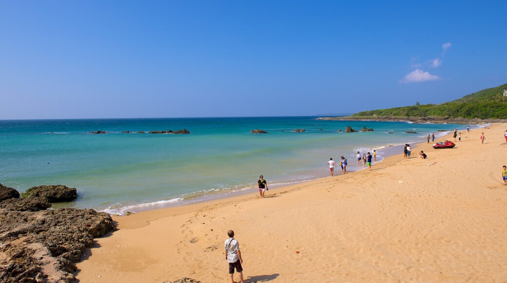 Pingtung County which includes a beach