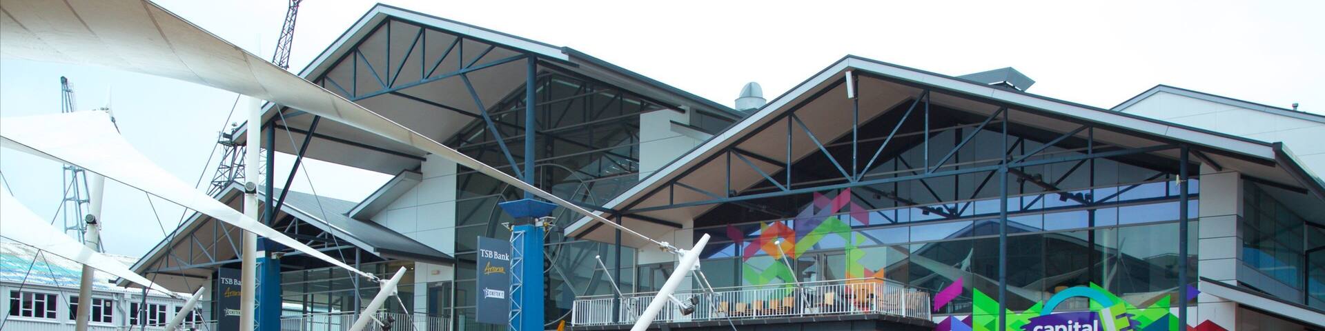 TSB アリーナ 表示 現代建築