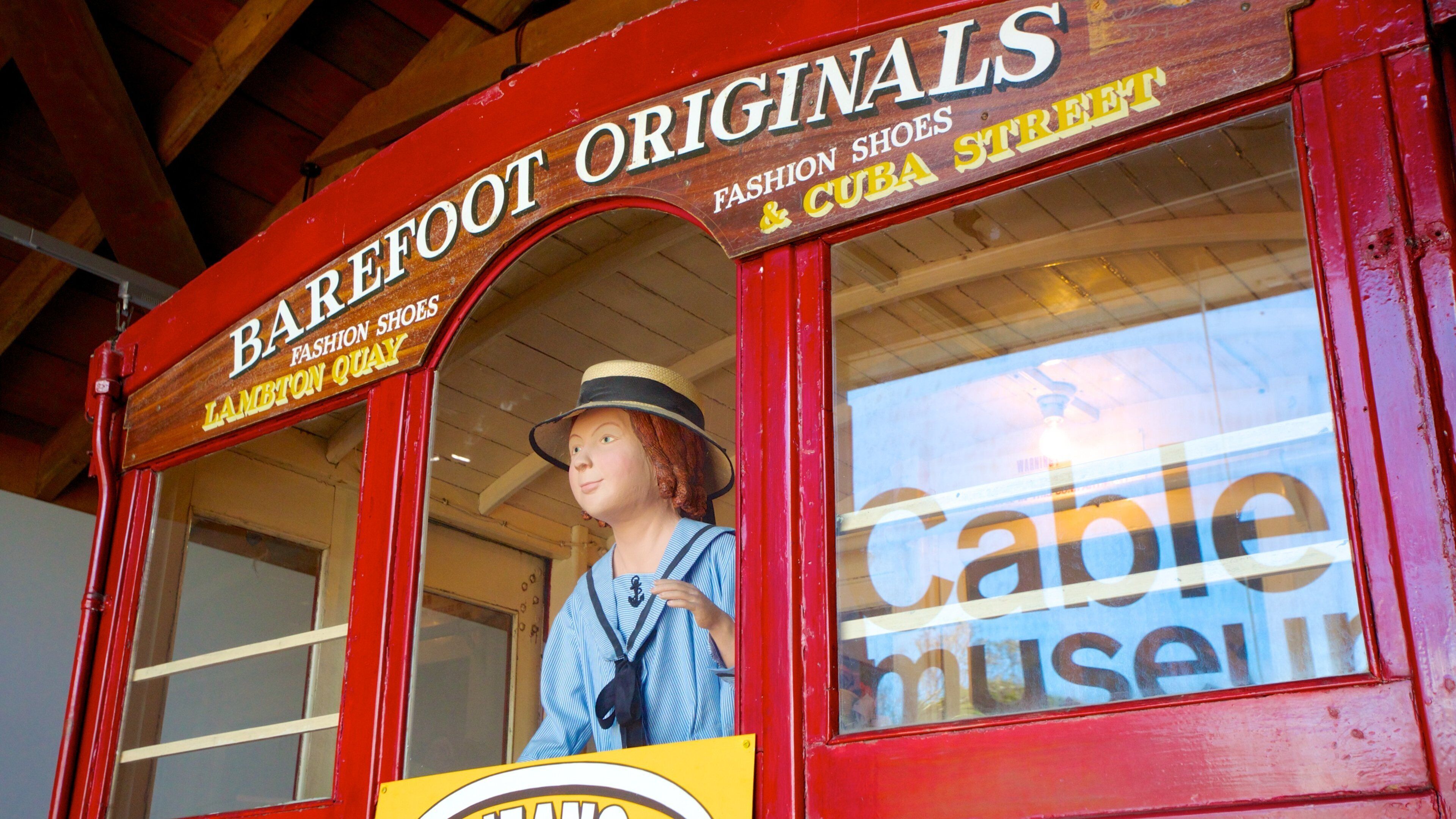 Cable Car Museum showing interior views