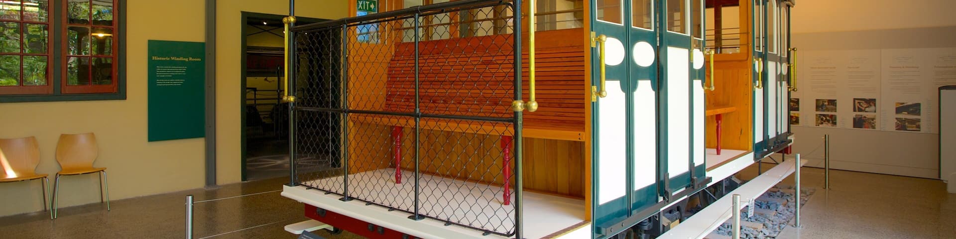 Cable Car Museum which includes interior views