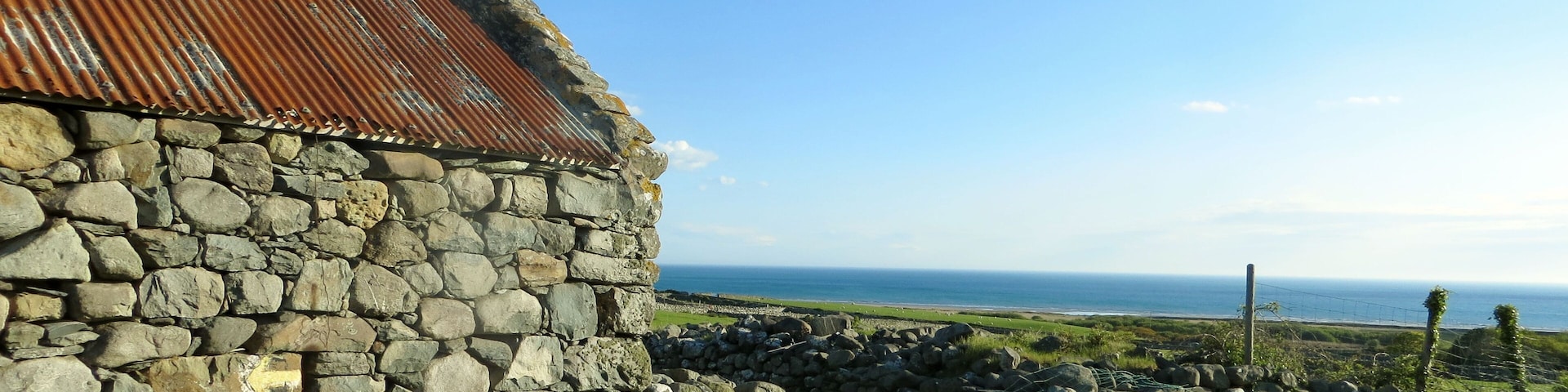 Out to sea from Egryn Abbey Farm - May 2013