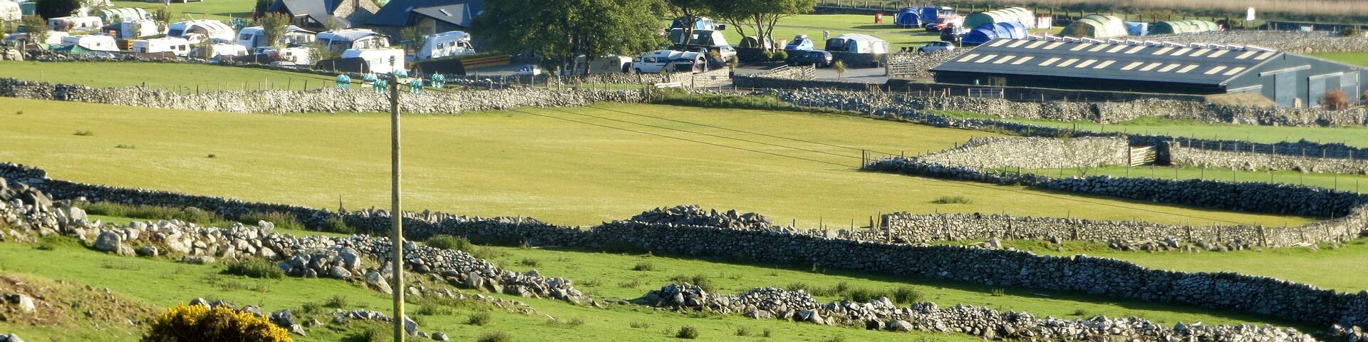 Trawsdir camp site from Egryn - May 2013