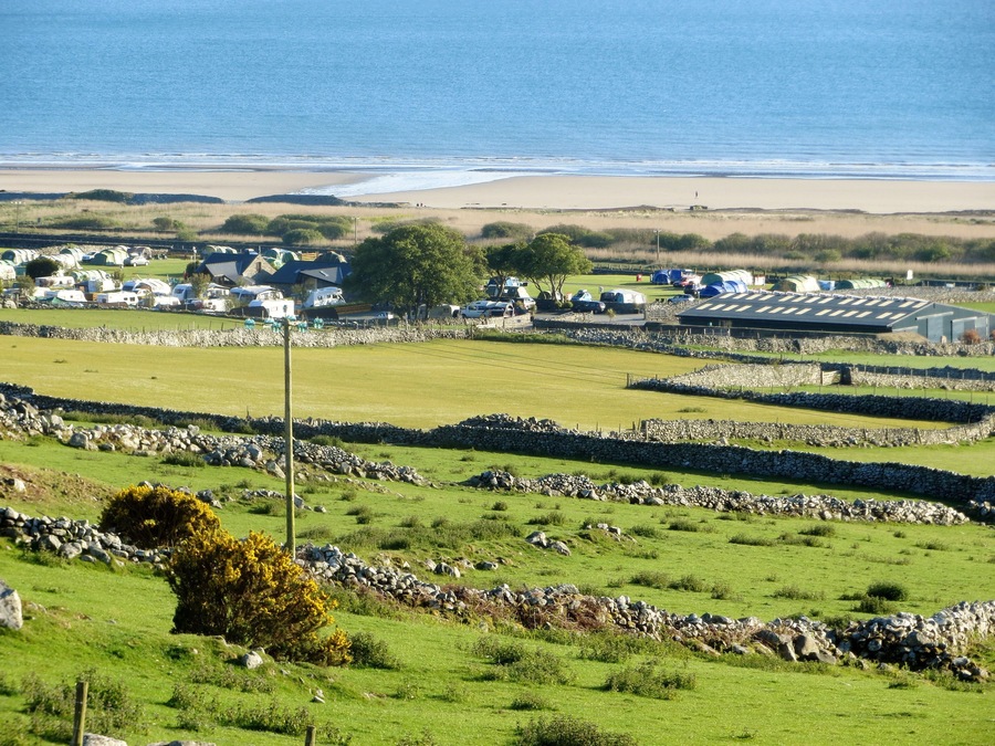 Trawsdir camp site from Egryn - May 2013