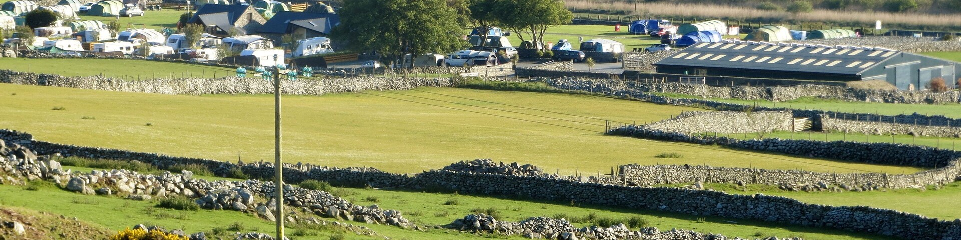 Trawsdir camp site from Egryn - May 2013