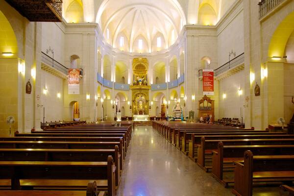 San Nicolas Cathedral which includes interior views, religious elements and a church or cathedral