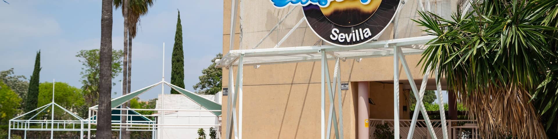 Aquopolis which includes signage
