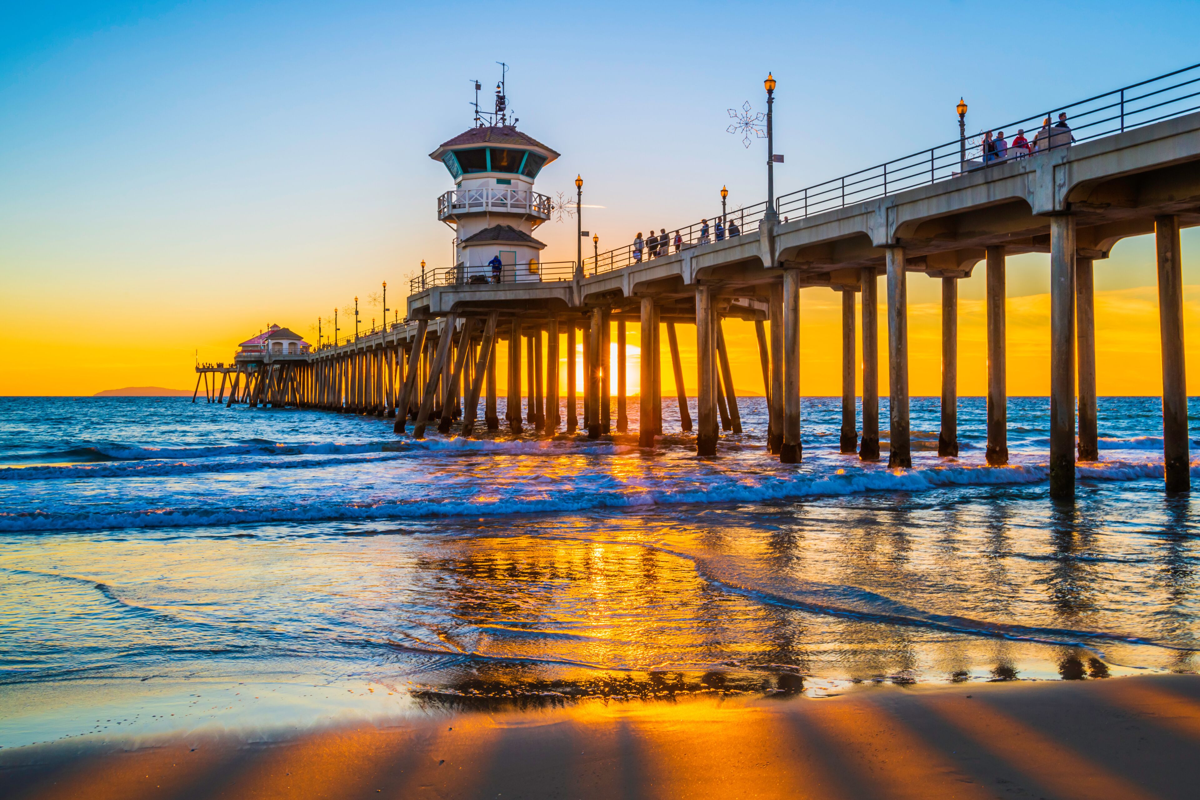 Huntington Beach Pier (Seebrücke)