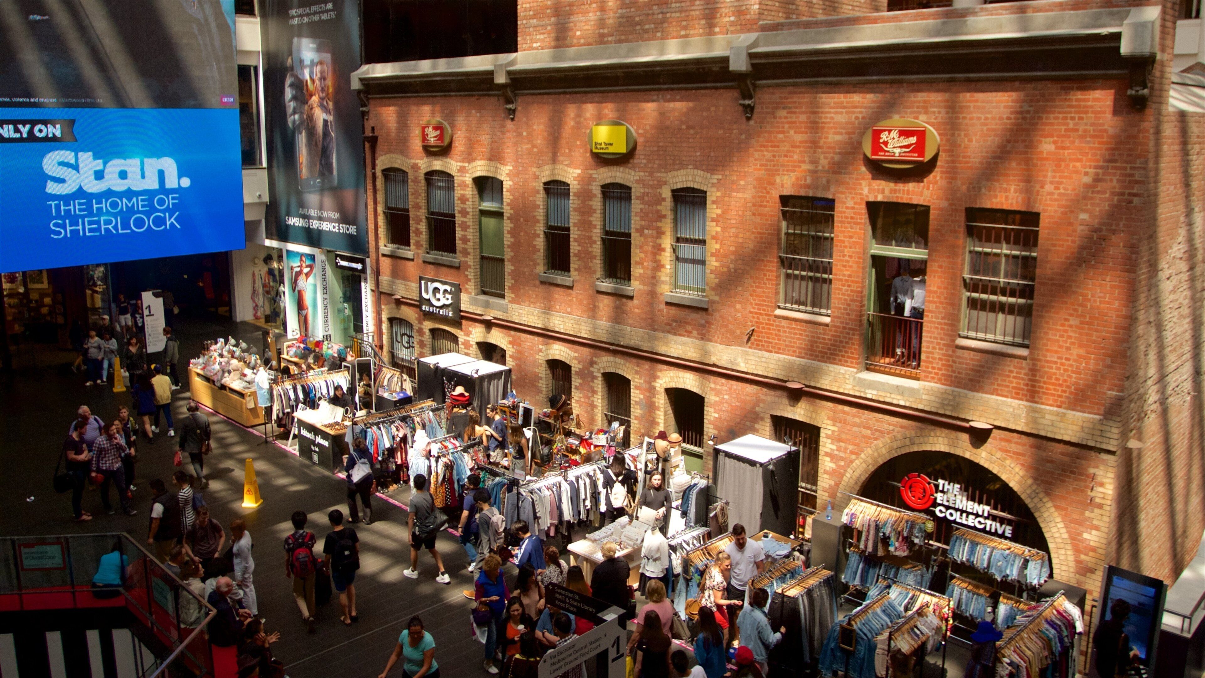 QV Centre featuring interior views, heritage architecture and shopping
