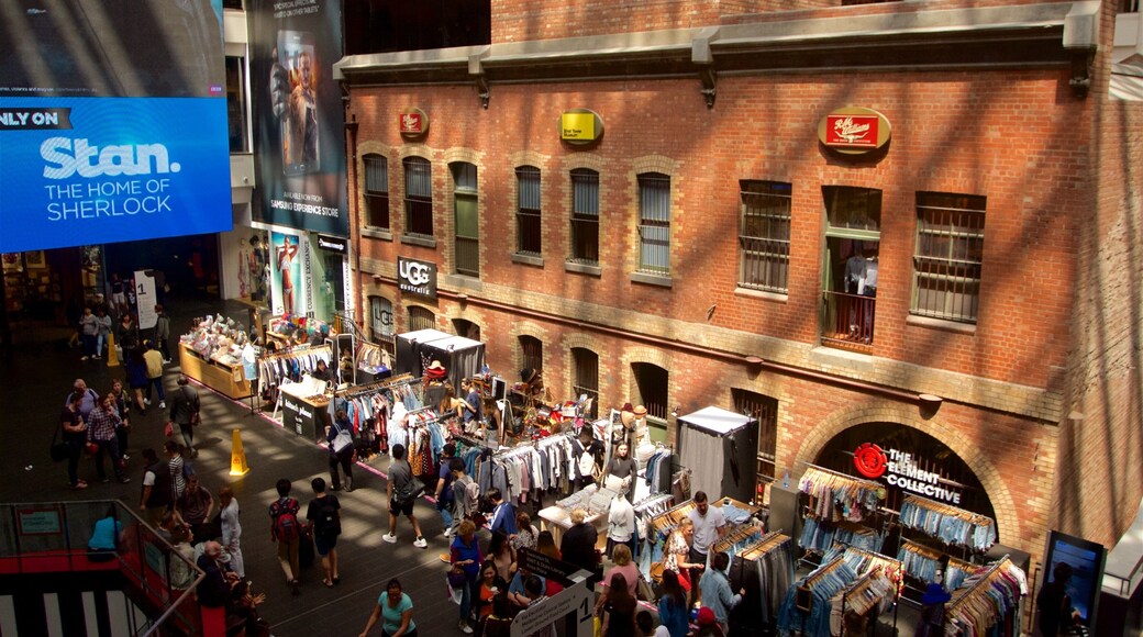 QV Centre featuring interior views, heritage architecture and shopping