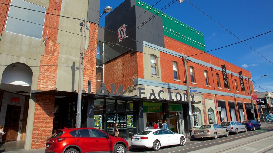 Jam Factory que inclui elementos de patrimĂŽnio