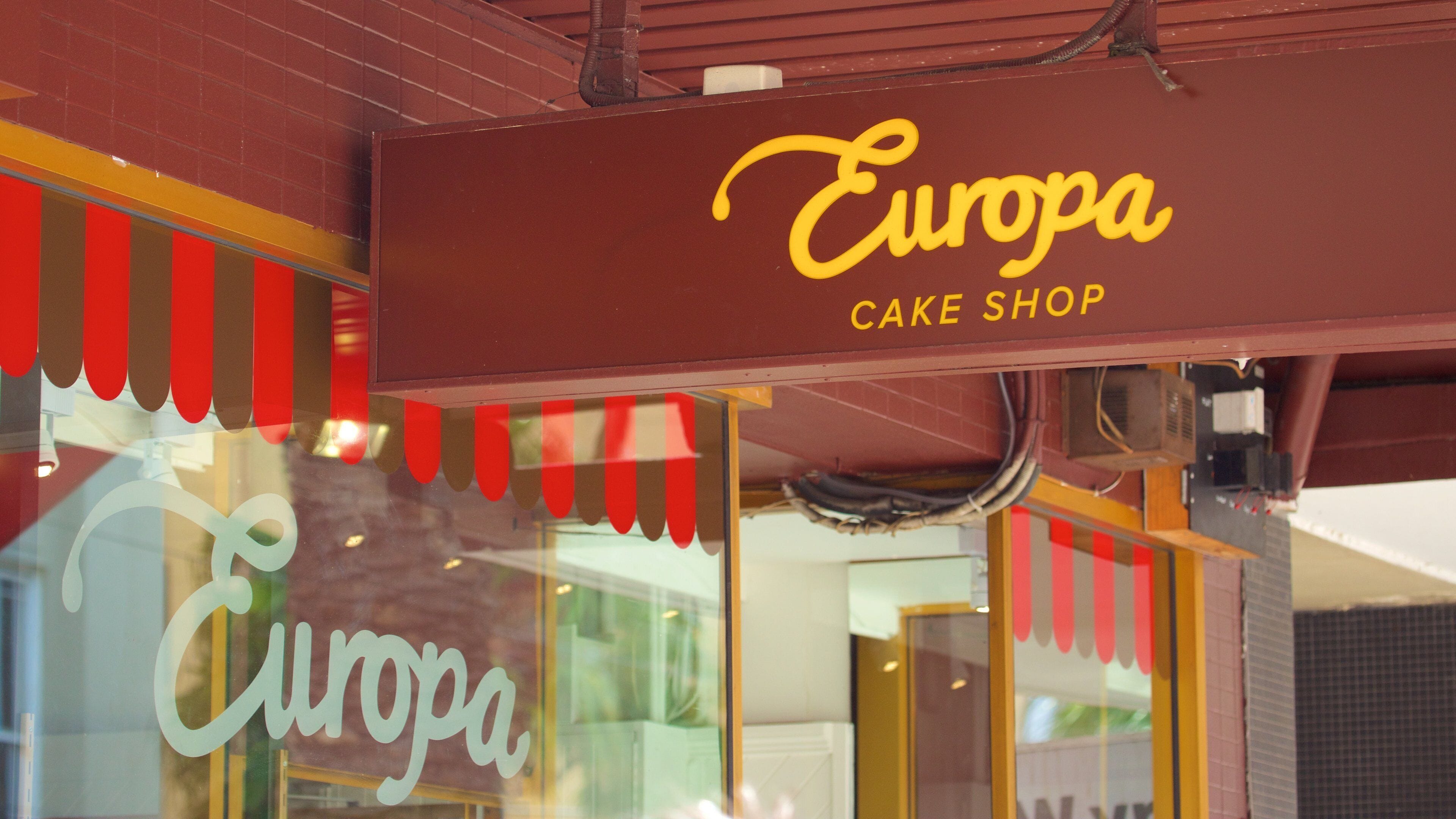 Acland Street featuring signage