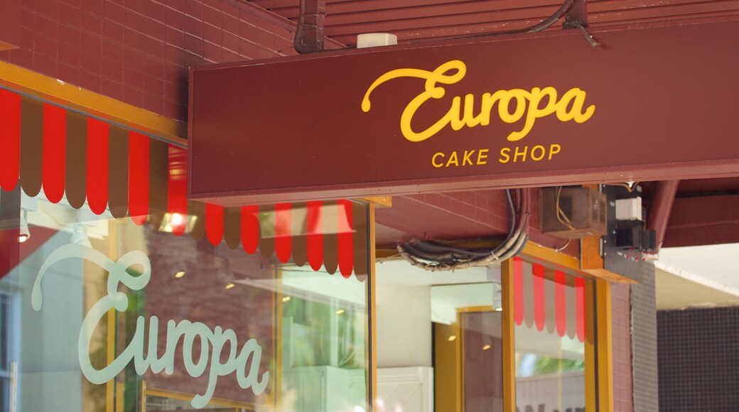 Acland Street featuring signage